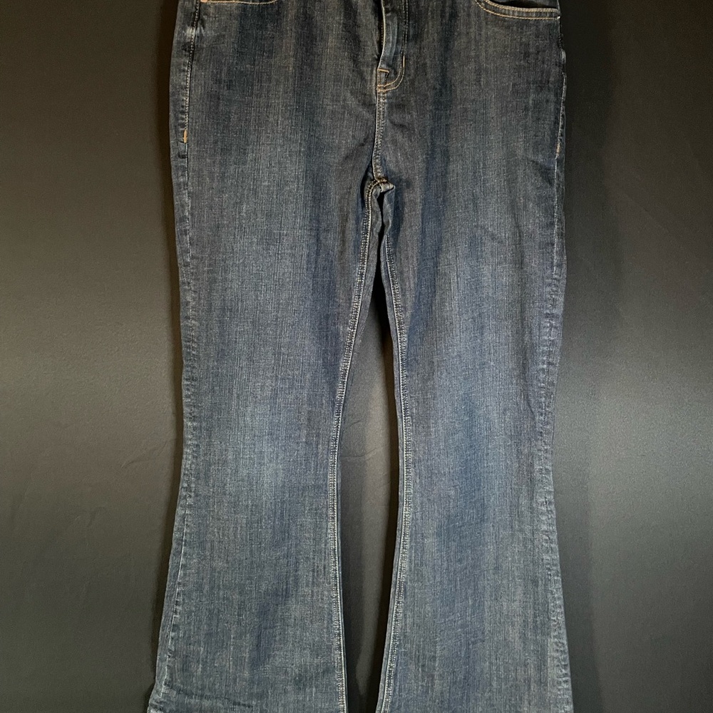 Rock&Roll Denim High Rise Trouser Welt Pockets New with Tags size 33 x 34